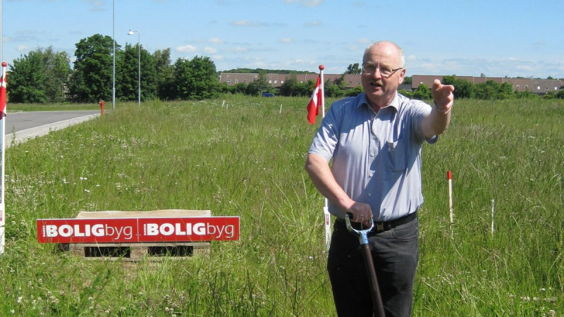 Første spadestik på 0-energihuse i Tranbjerg